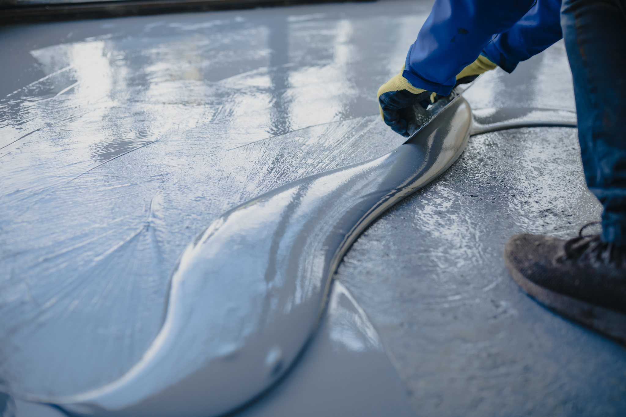 Epoxy flooring project by Color Rise Coatings